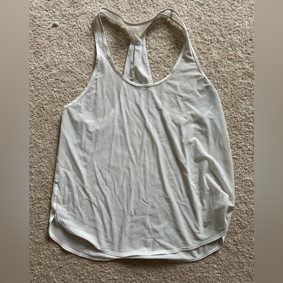 lululemon athletica Tops - GUC lululemon size 12 mesh tank gray silver